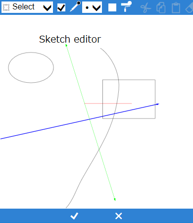 Sketch editor