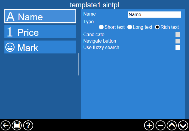 Template window(Landscape)